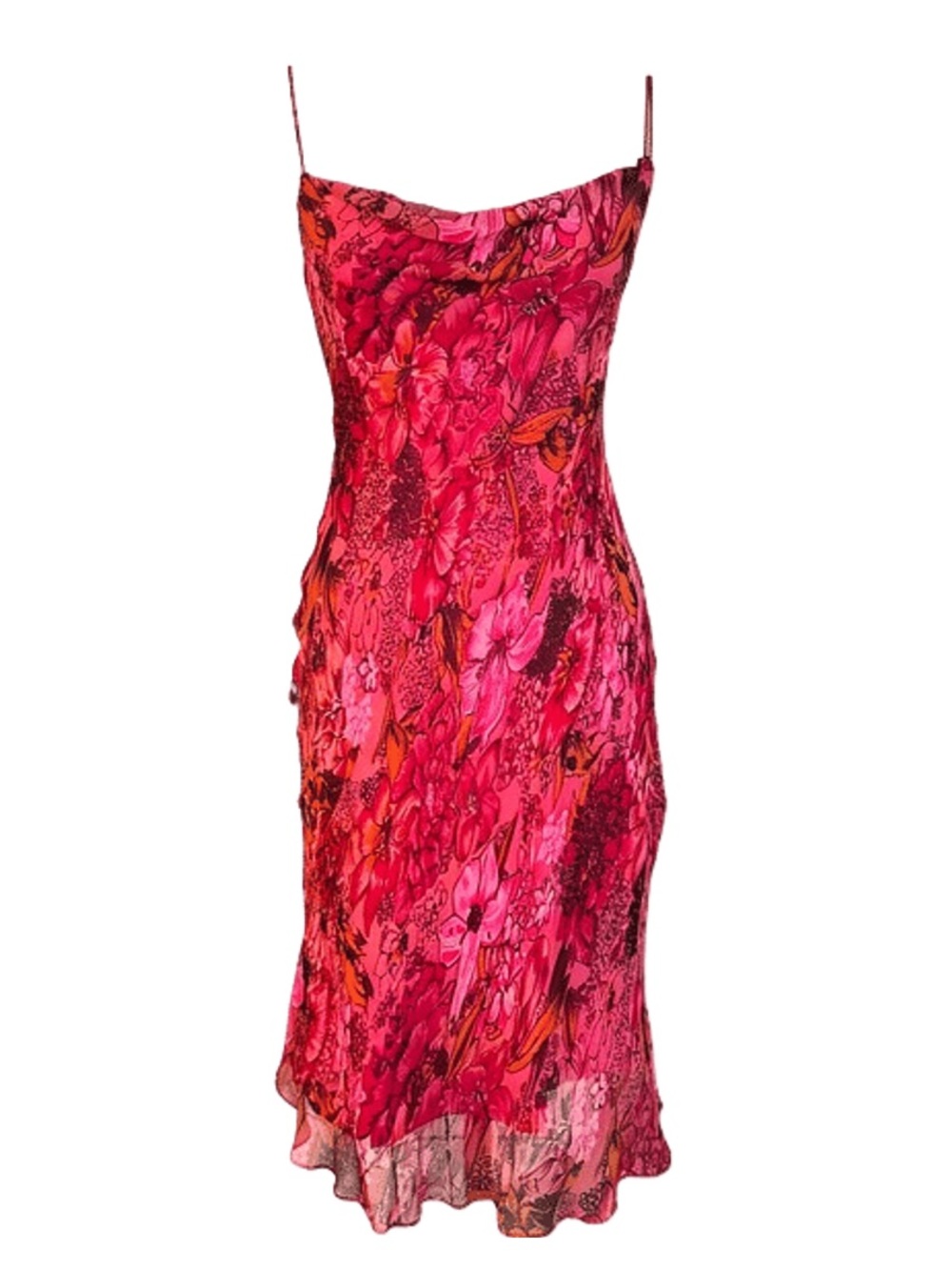 Vintage y2k Betsey Johnson Silk Slip Dress 6 NWT Deadstock